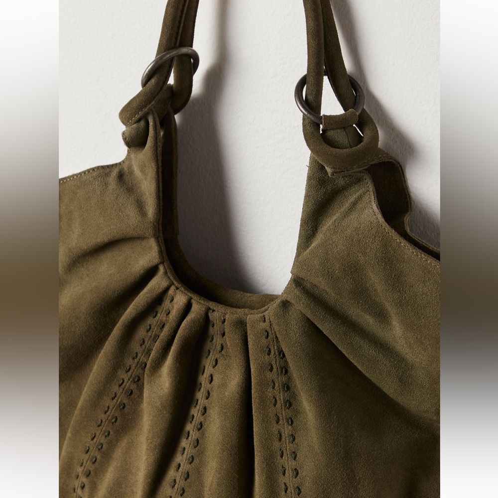 Free People Suede Scrunch Tote - Picture 3 of 9